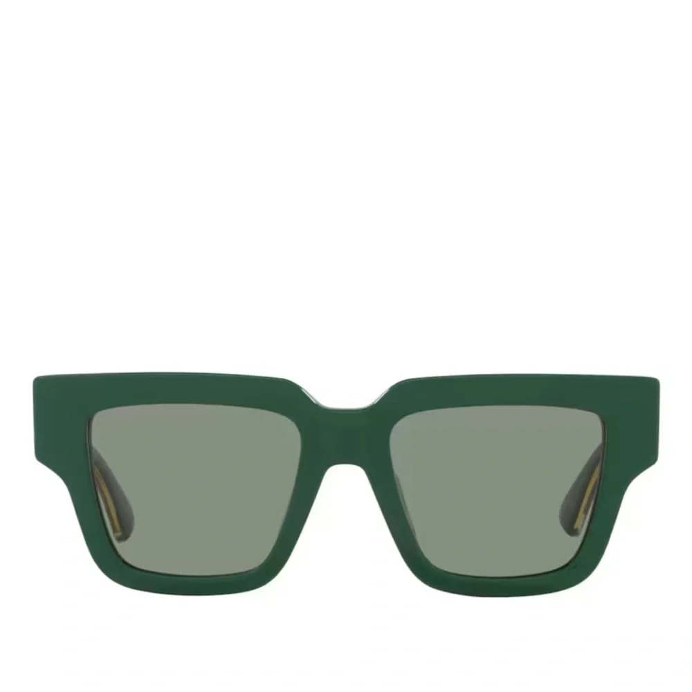BOTTEGA VENETA Green Acetate BV1276S Square Frame Sunglasses